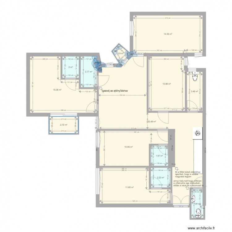 Rakozi 61 2 FINALISATION AMENAGEMENT plaquiste. Plan de 0 pièce et 0 m2