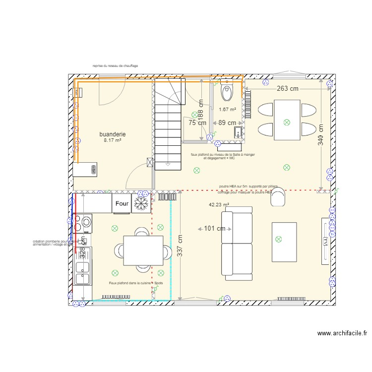 Projet ANAHID et ANTOINE RDC2. Plan de 0 pièce et 0 m2