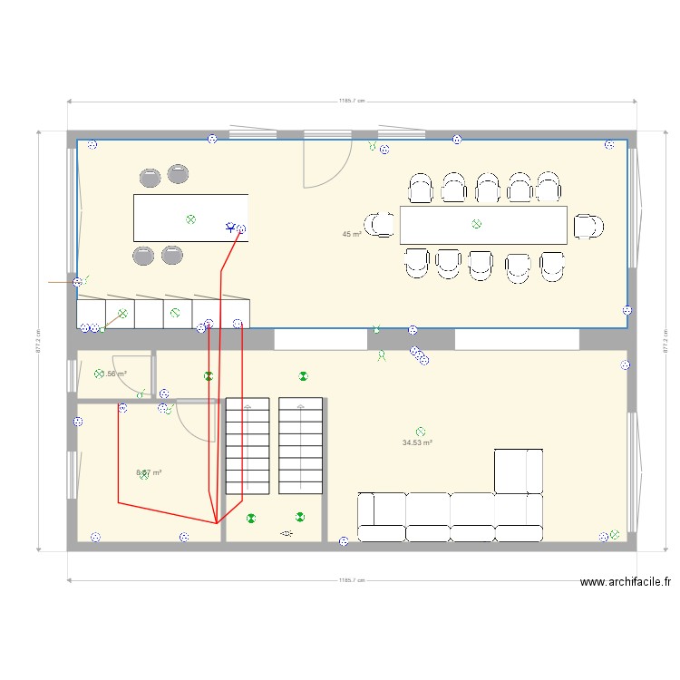 plan  rdc alim special. Plan de 0 pièce et 0 m2