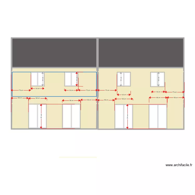 ouvertures LVDB FAR. Plan de 