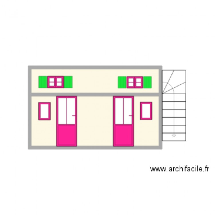 FACADE 4. Plan de 0 pièce et 0 m2