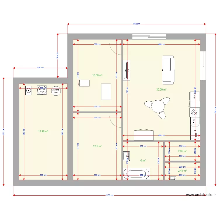02 maison. Plan de 