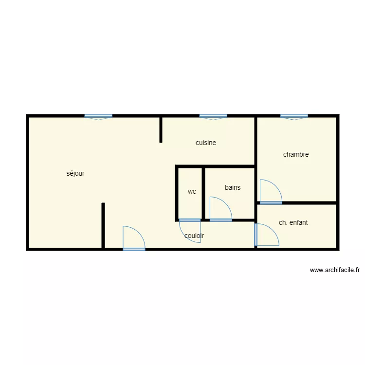 142 casanova. Plan de 