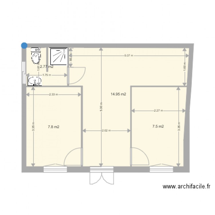 PETITE MAISON PATRICK 2 CH. Plan de 0 pièce et 0 m2