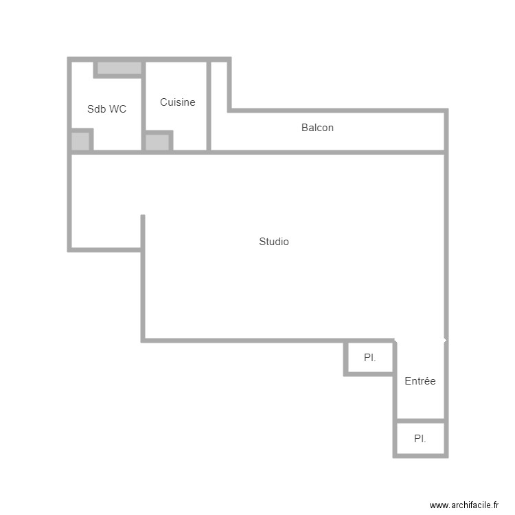 Studio el krouri. Plan de 0 pièce et 0 m2