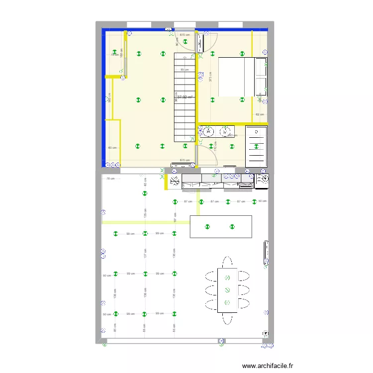 C&eacute;cile 5 . Plan de 