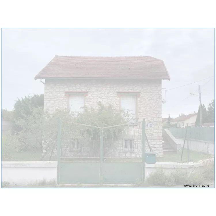 test toit avec photo. Plan de 