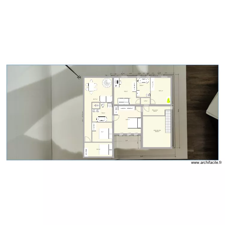 &eacute;tage 1 version 3. Plan de 