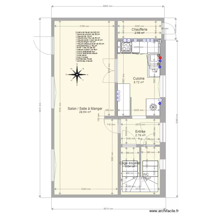 SOLTERRE 3 pl Bourg Aménagement Cuisine v6. Plan de SOLTERRE 3 pl Bourg Aménagement Cuisine v6. Plan de