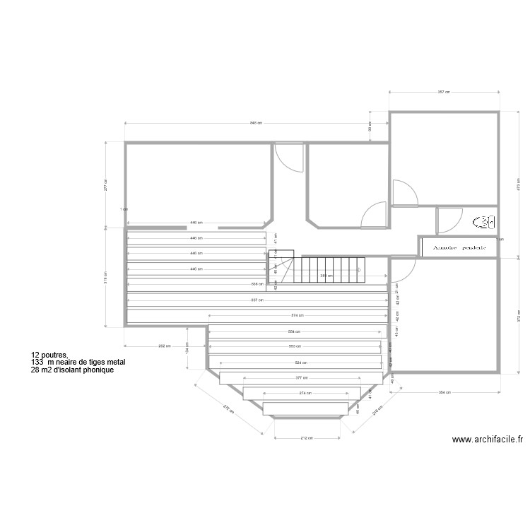 sous sol. Plan de 0 pièce et 0 m2