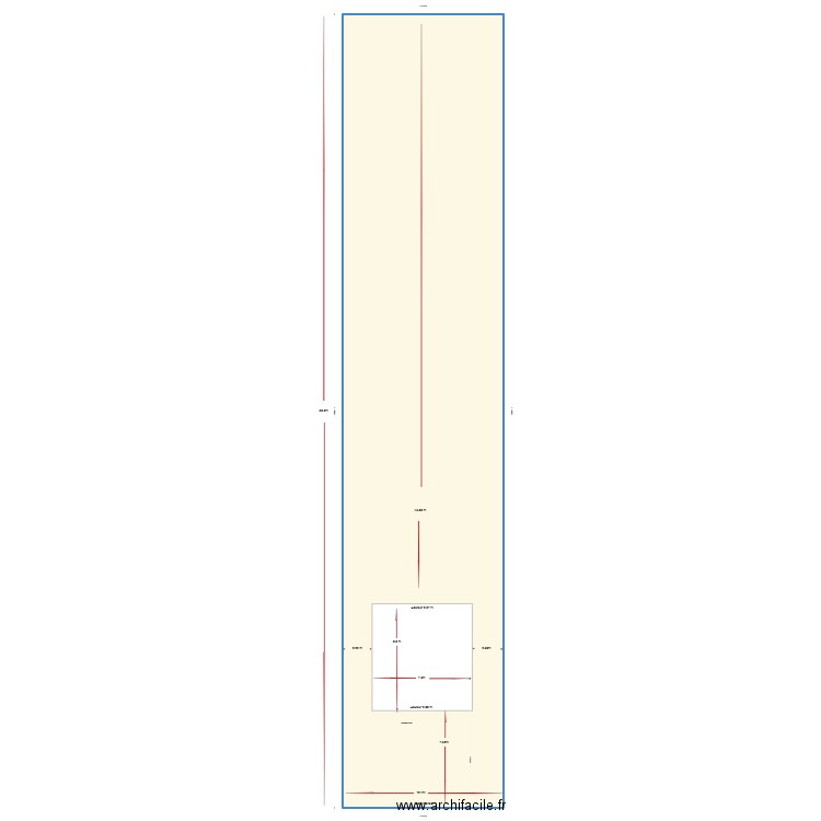 PLAN DE MASSE DP2. Plan de 1 pièce et 719 m2