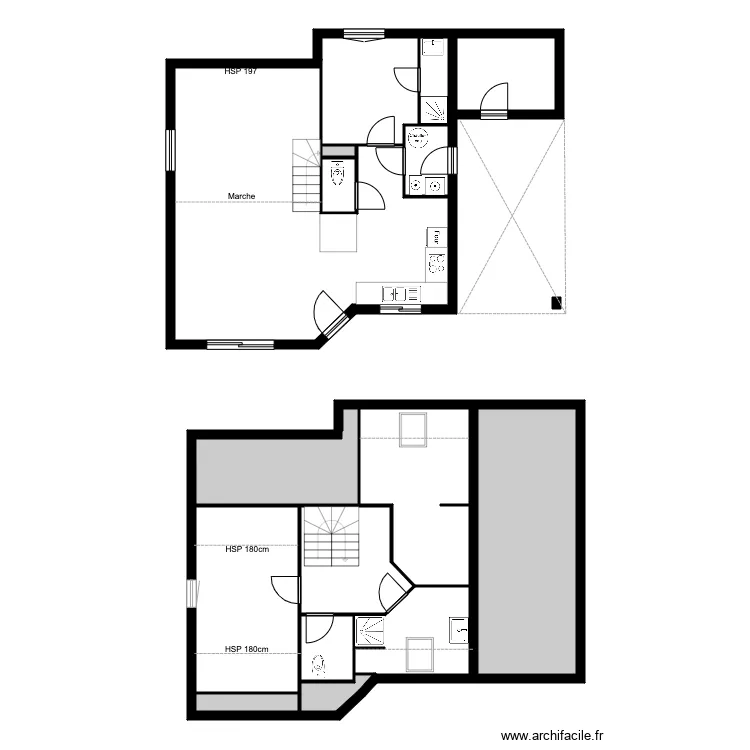 Maison N12. Plan de 