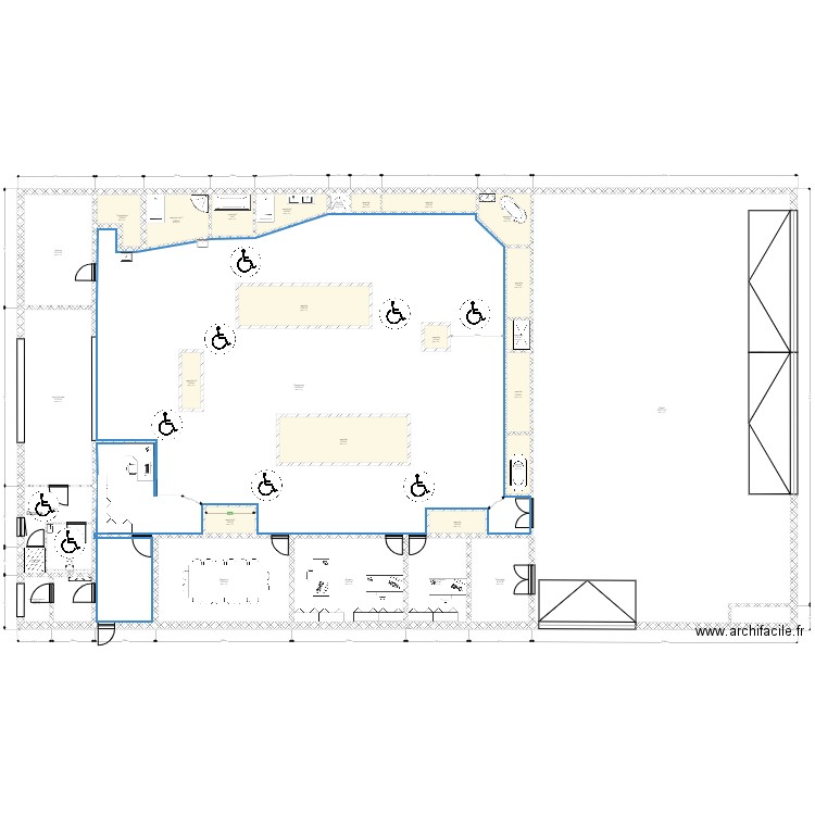 magasin 20. Plan de 0 pièce et 0 m2