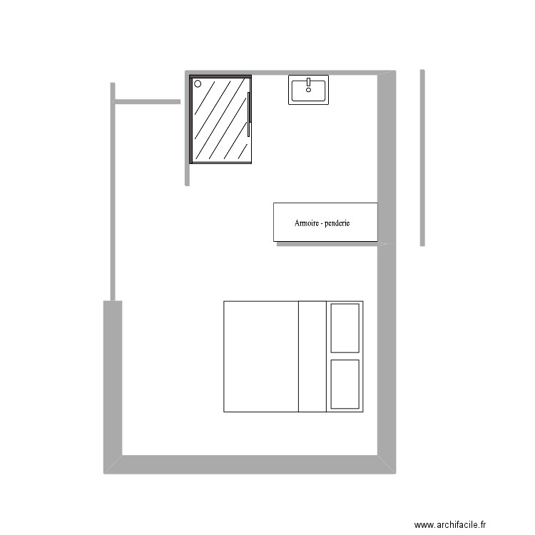 2e étage. Plan de 0 pièce et 0 m2