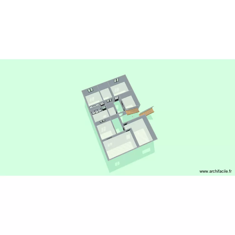 ma chambre. Plan de 11  et 96 m²