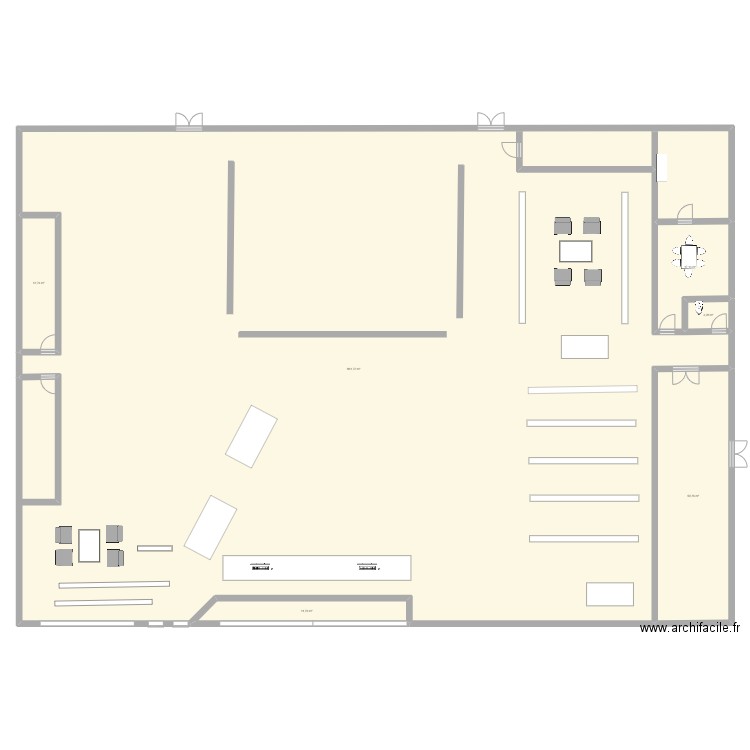 zooning. Plan de 6 pièces et 957 m2