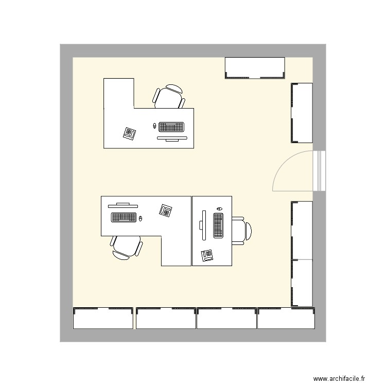 Bureau IM. Plan de 0 pièce et 0 m2