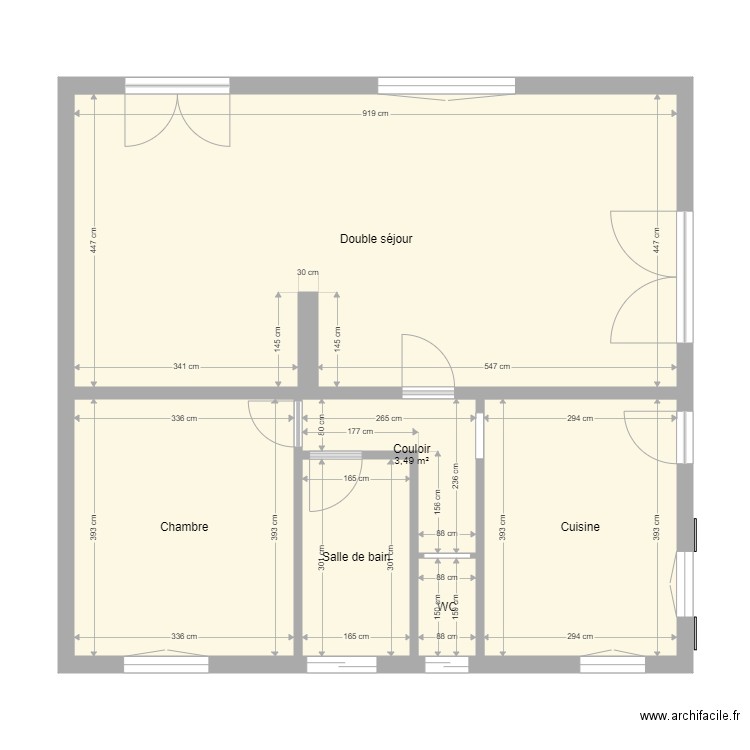 RENOVEDimensions. Plan de 0 pièce et 0 m2