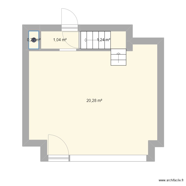 SKFK GETARIA KALEA. Plan de 4 pièces et 23 m2