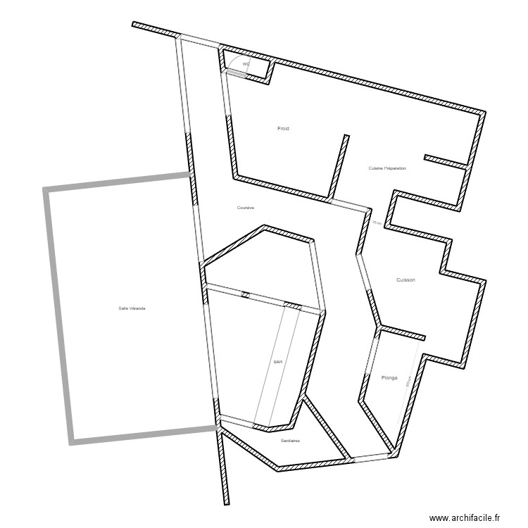 SARL NOS REVES. Plan de 7 pièces et 217 m2