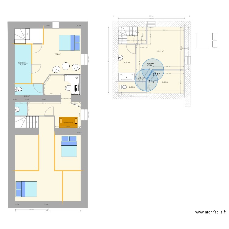 MM Etage V2. Plan de 0 pièce et 0 m2