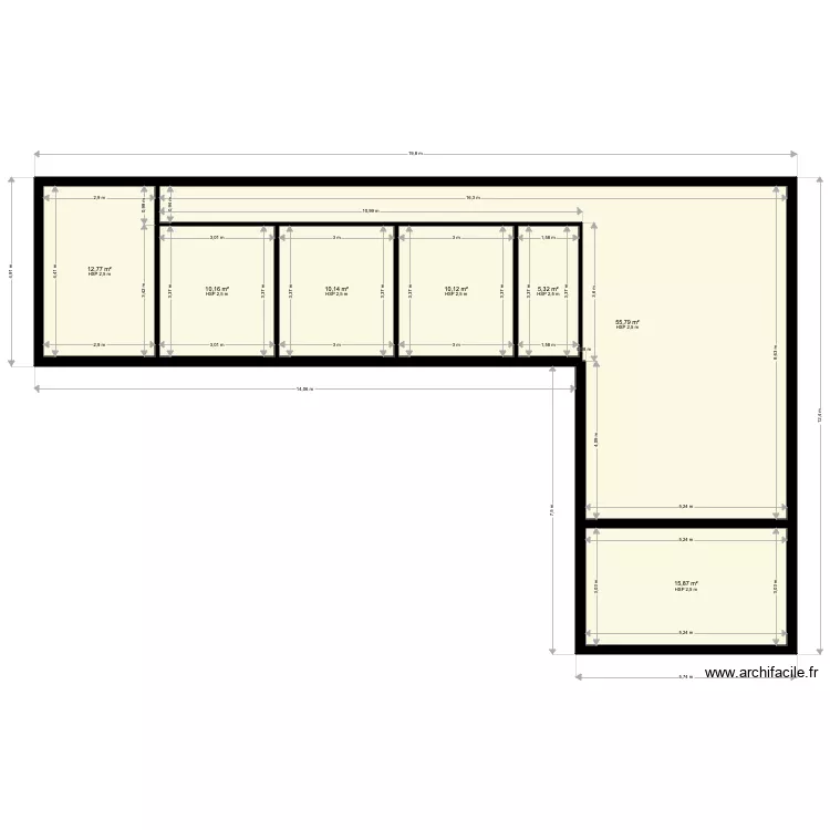 Plan lot 1 gaillagues. Plan de 