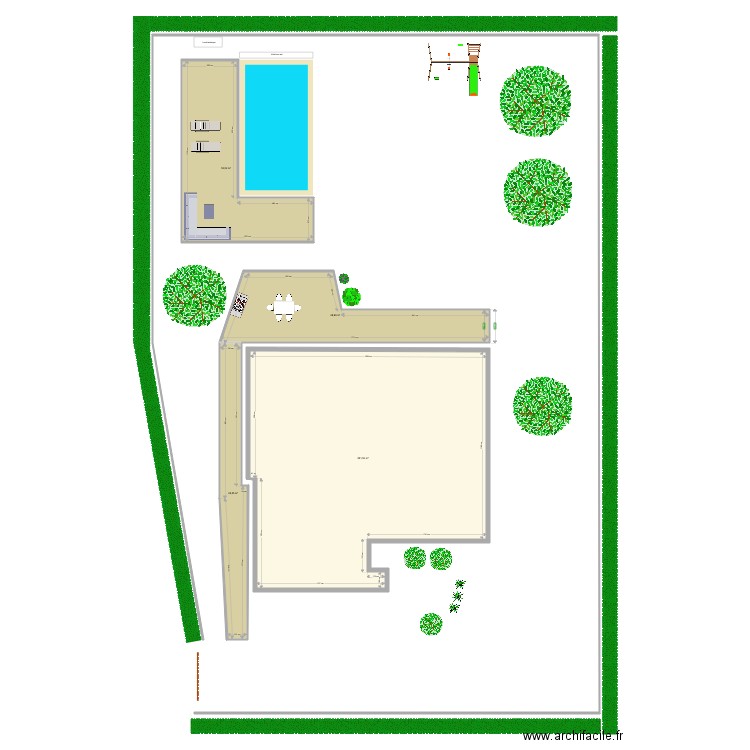 Terrasse. Plan de 0 pièce et 0 m2