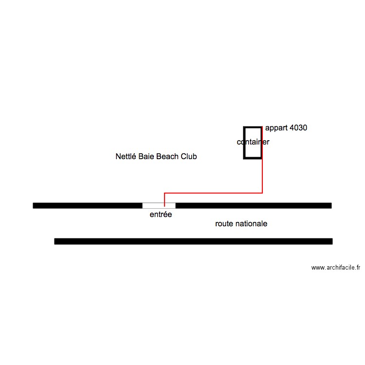 container NBBC. Plan de 0 pièce et 0 m2