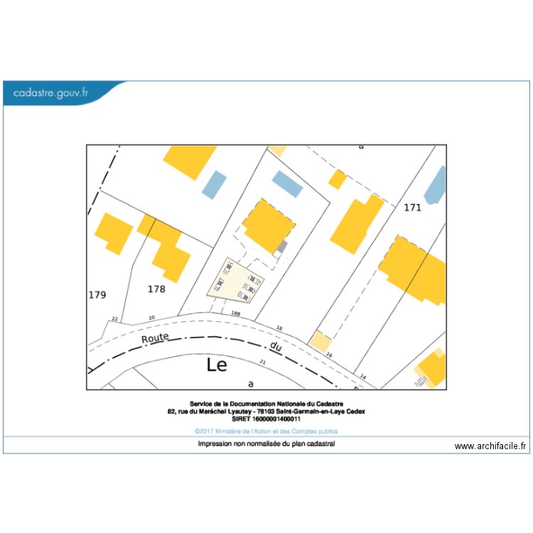 Plan de masse v6. Plan de 0 pièce et 0 m2