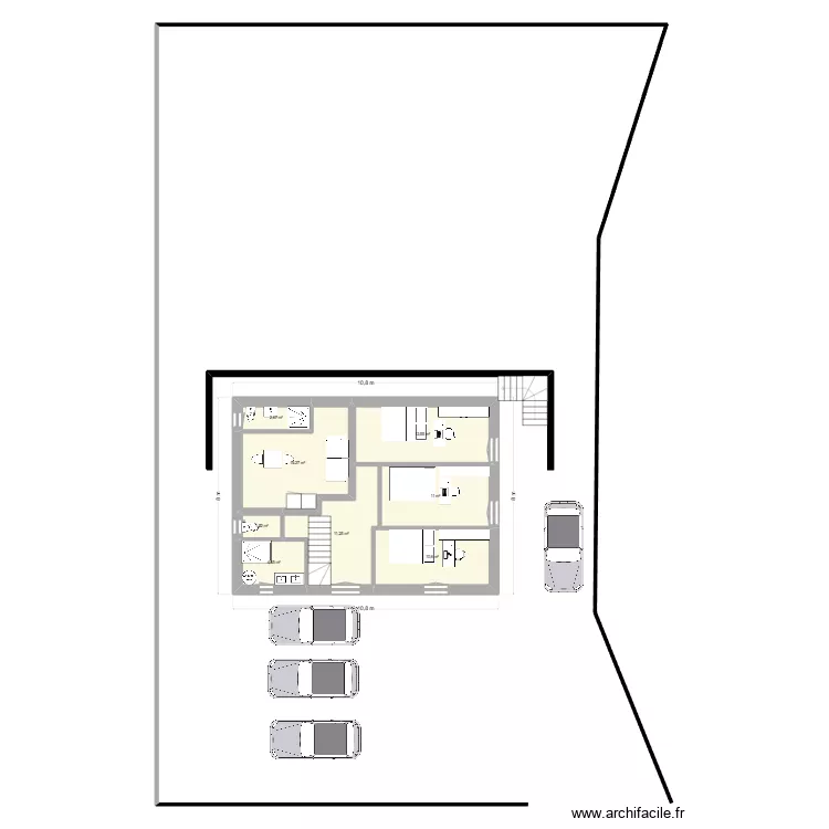 18-11 invers&eacute;. Plan de 