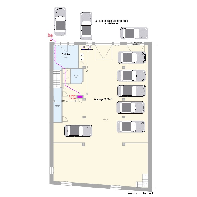 Pasteur RDC colonne. Plan de 0 pièce et 0 m2