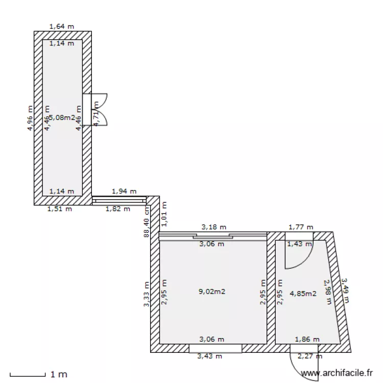 extension. Plan de 