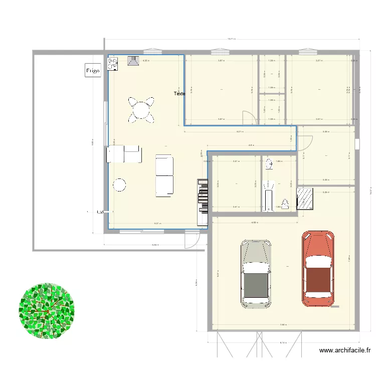 bastide maison2 architecte. Plan de 