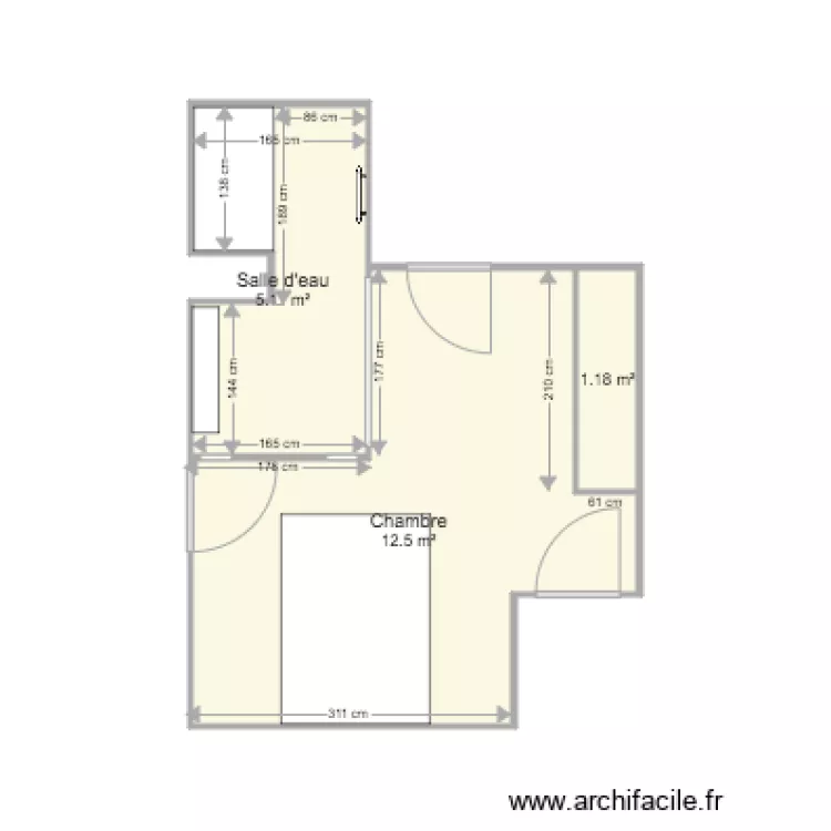 Marie LEPAGE Chambre ami V2. Plan de Marie LEPAGE Chambre ami V2. Plan de