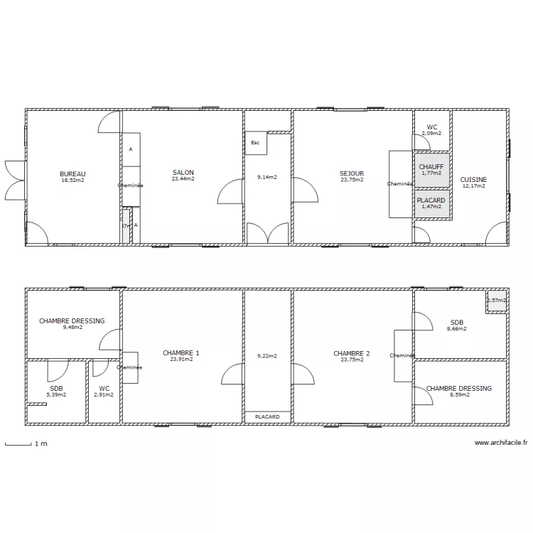 Maison RDC. Plan de Maison RDC. Plan de