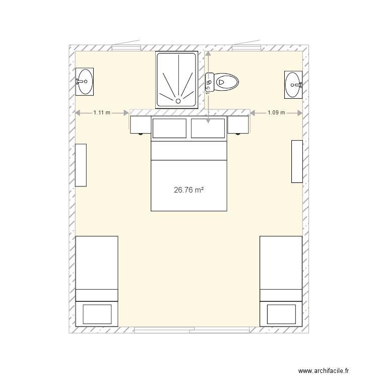 cabana . Plan de 0 pièce et 0 m2