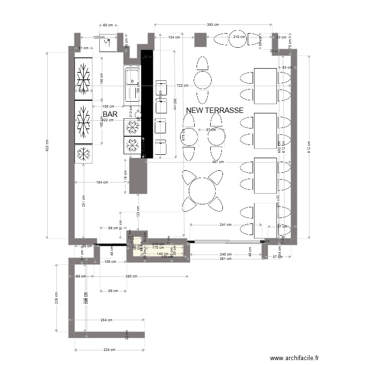BAZAR CAFE 2. Plan de 0 pièce et 0 m2