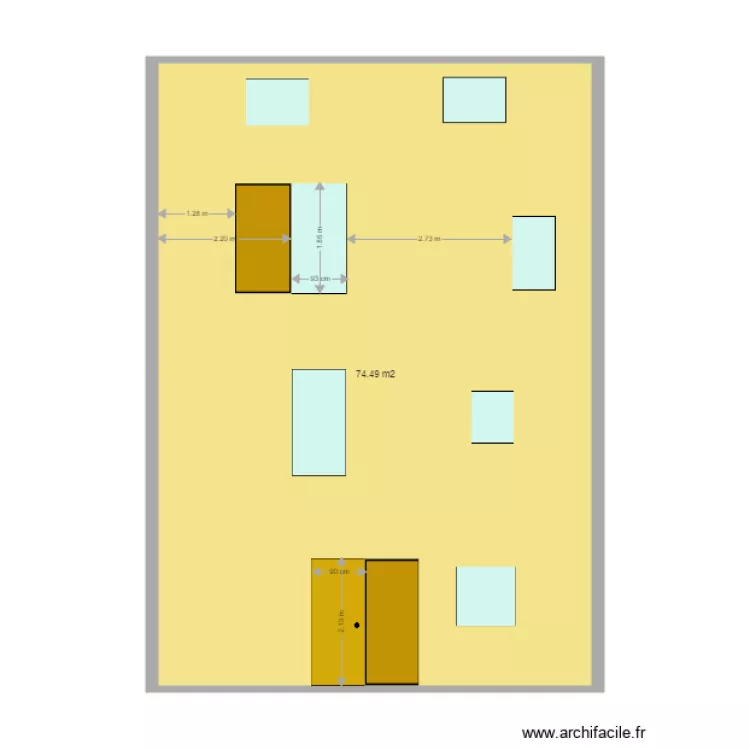 Facade Pertuis avec modifications sans clim. Plan de 
