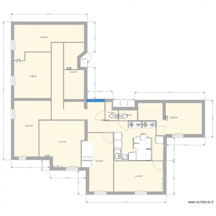 7 Chambres V5. Plan de 0 pièce et 0 m2