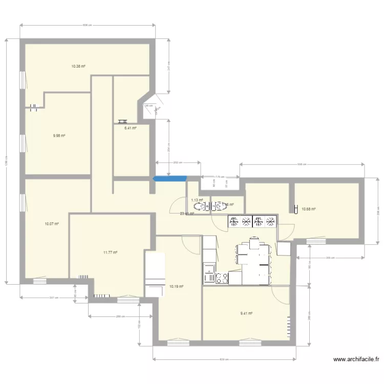 7 Chambres V5. Plan de 