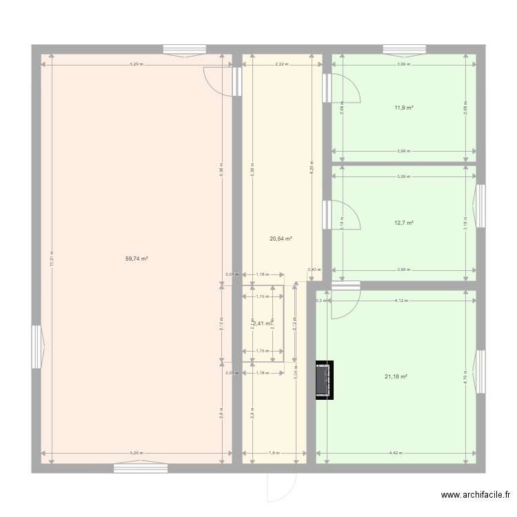 Lezignan Gab Peri As Is. Plan de 0 pièce et 0 m2