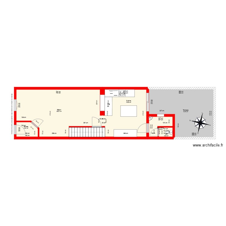 BI 4590 RDC coté. Plan de 0 pièce et 0 m2