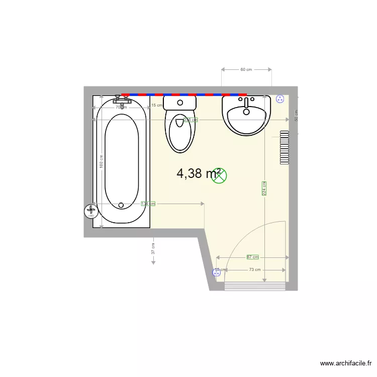 BLACHON existant. Plan de BLACHON existant. Plan de