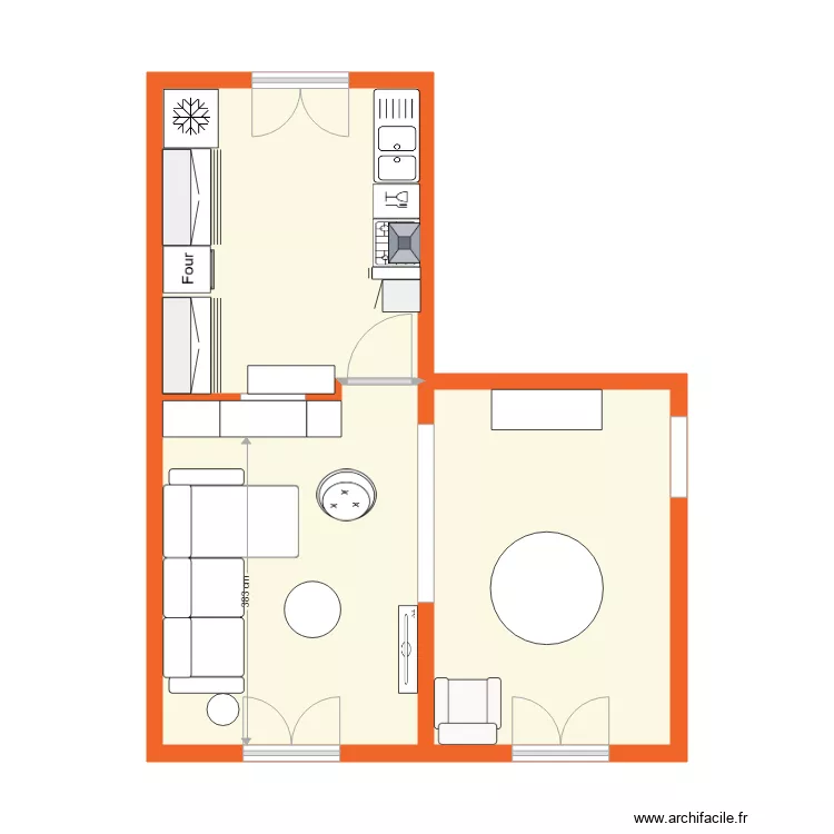 CUISINE SOSSO. Plan de 