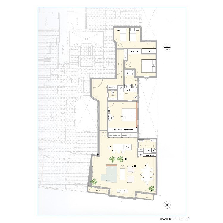 mdu15 gabanero ultimo. Plan de 12 pièces et 146 m2