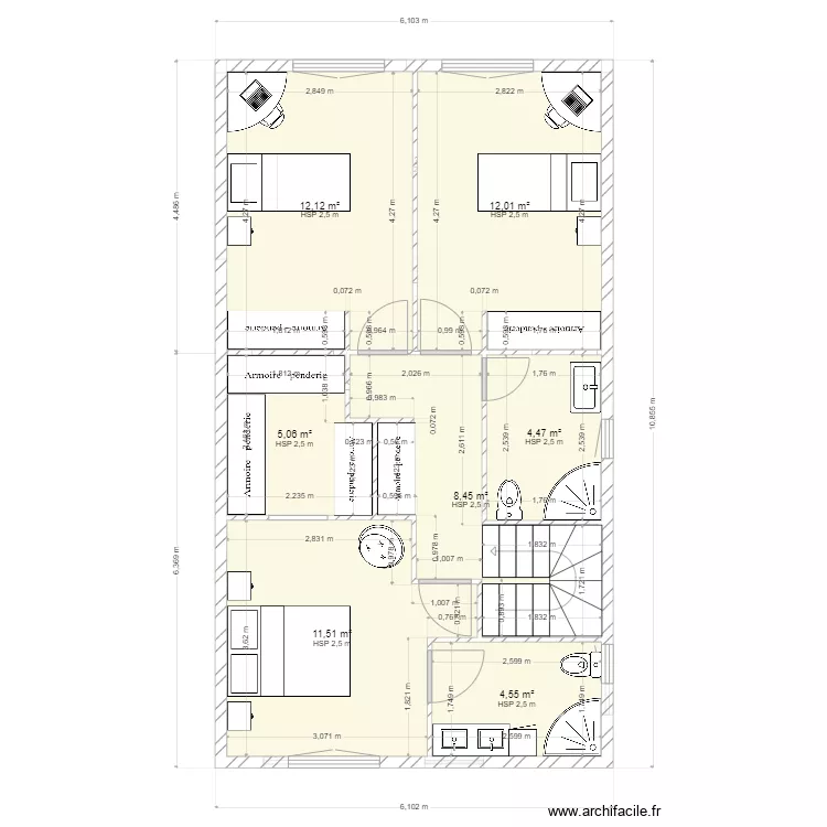 f4 étage ducos. Plan de f4 étage ducos. Plan de