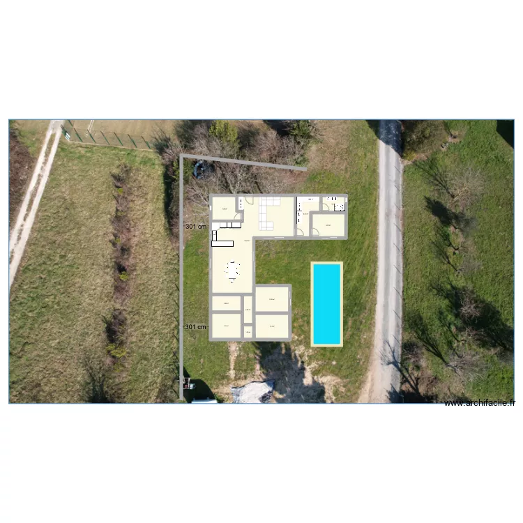 maison Sauveterre 3. Plan de 