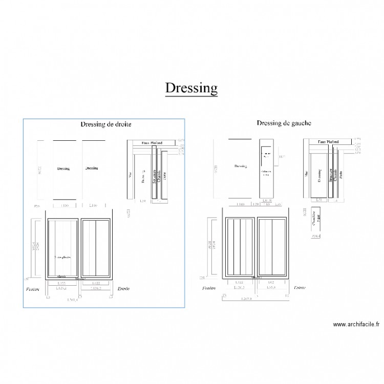 Plan Appartement Descombes du 16 mars 2017. Plan de 0 pièce et 0 m2