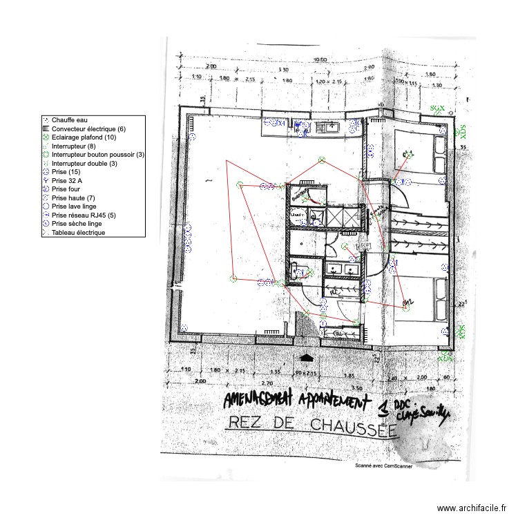 Claye RDC. Plan de 0 pièce et 0 m2