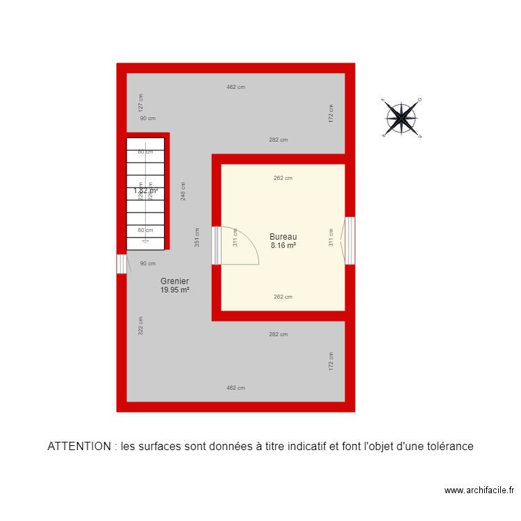 BI2585 grenier. Plan de 0 pièce et 0 m2